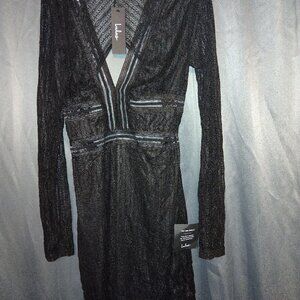 Large Lulus black lace dress